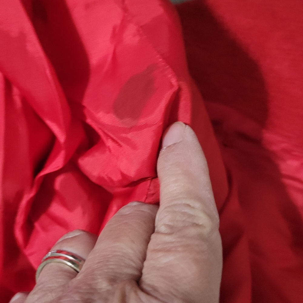 Albert Nipon Boutique Red Wool Gold Button Suit S… - image 4